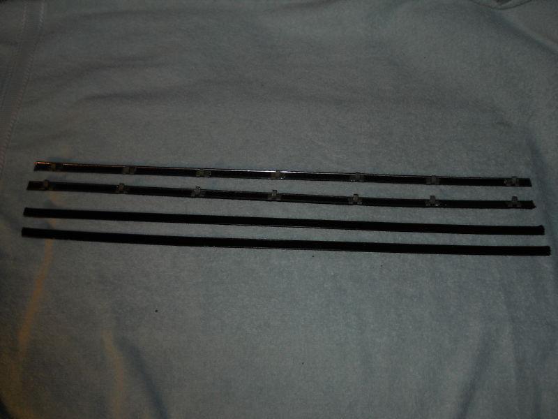 1955 1956 1957 ford thunderbird cat whiskers set (4) new, with hardware, fuzzys 