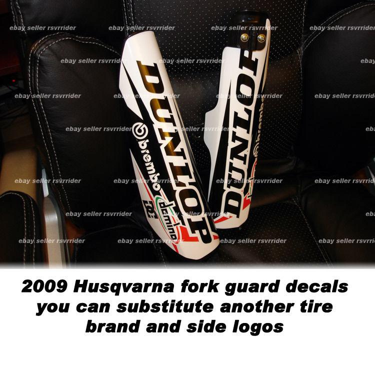 Sell fork guard decal sticker for 2009 2010 2011 Husqvarna 510 450 smr