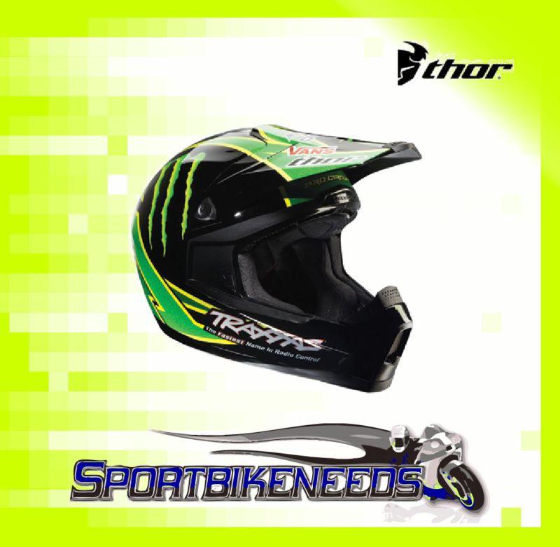 Thor 2012 quadrant pro curcuit helmet monster medium m