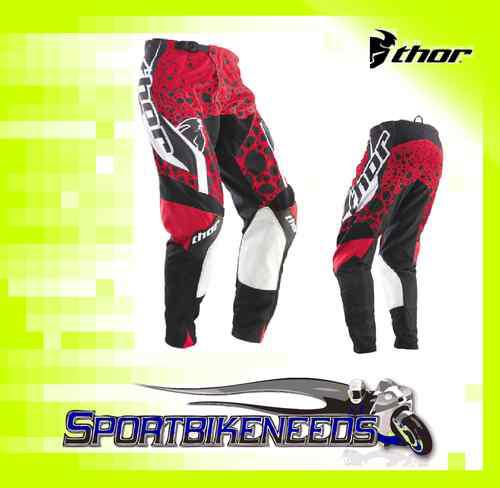 Thor 2012 phase vented amazon pants red black size 28