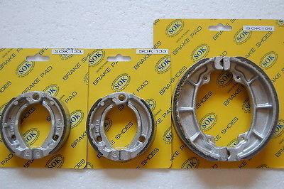 Front&rear brake shoes for arctic cat 50 90 2x4 , 04-06 y6, 02-06 y12 y-12 youth