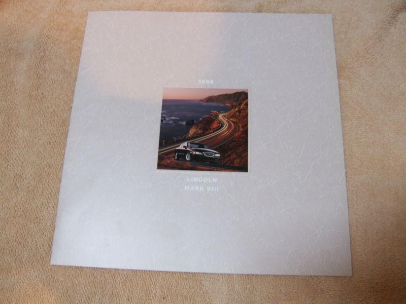 Lincoln mark viii 1998 sales brochure