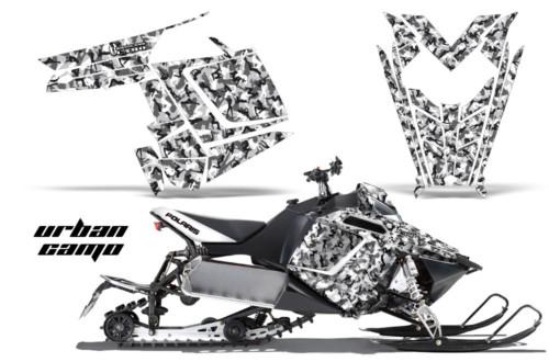 Amr racing graphic decal wrap kit polaris rush pro rmk 600/800 sled snowmobile