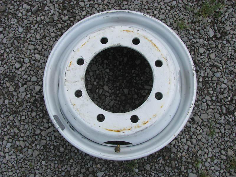 19.5"x 6.75 steel used 8 lug dual wheel motor wheel 91831 