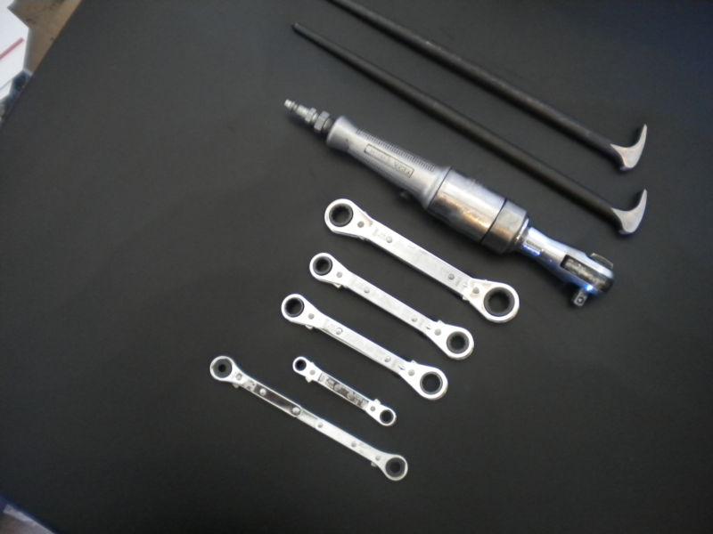 Purchase Snapon Tool Lot, Air Ratchet, Rolling Pry Bars, ratcheting