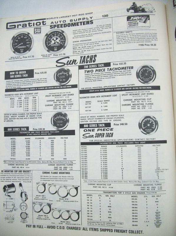 Purchase Gratiot Auto Supply Catolog 1970 in Debary, Florida, US, for