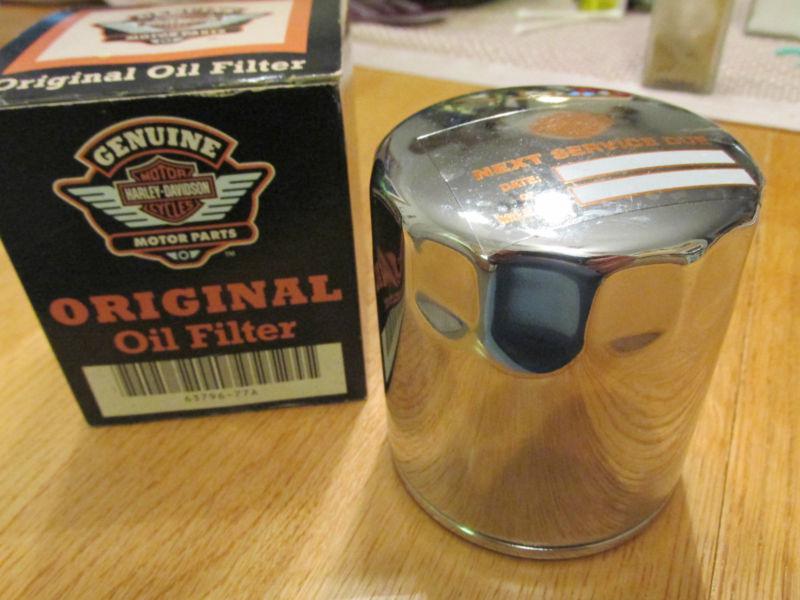 Purchase Harley Davidson Original Oil Filter Chrome 6379677A in Chetek