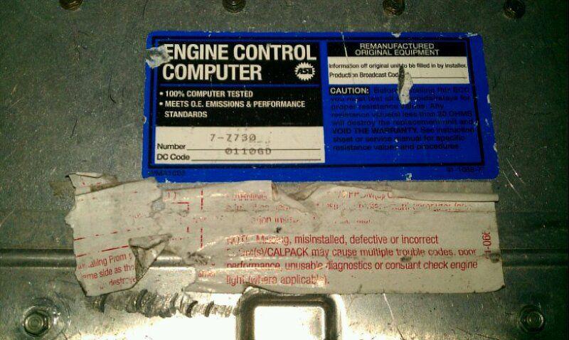 1990 ecm with prom 7730