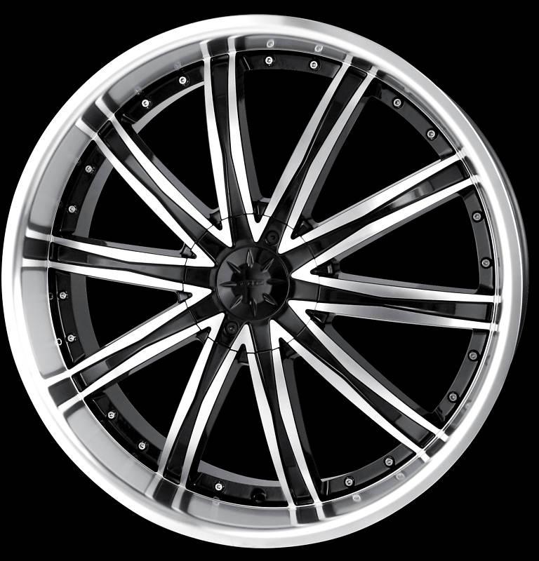 20" dip ice d67 black with machined lip magnum eldorado regal charger wheels rim