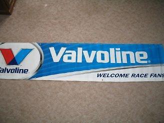 Valvoline  racing banner  used in nhra,nascar,