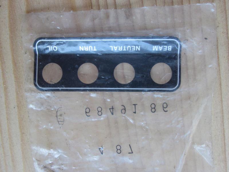 Harley davidson idiot light replacement sticker 68491-86