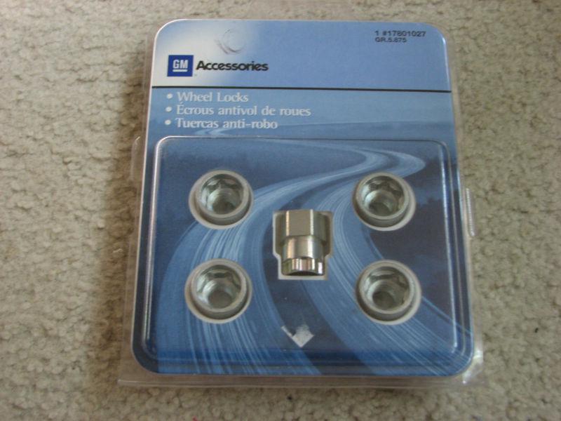 Purchase GM Wheel Locks 17801027 GR.5.875 Brand New Sealed Genuine