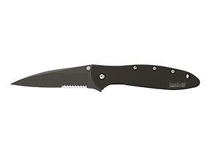 Kai u.s.a ltd 1660cktstx-clam pack black leek serrated knife
