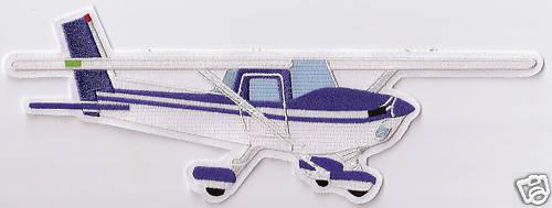 Cessna 150/152 airplane aircraft aviation collectable patch jacket size blue/w