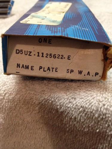 NOS OEM Ford Econoline 1961-1979 Name Plate Emblem Badge D5UZ-1125622-E, US $34.99, image 3