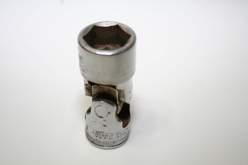 Snap on su28 1/2 drive 7/8 swivel 6 point socket used engraved