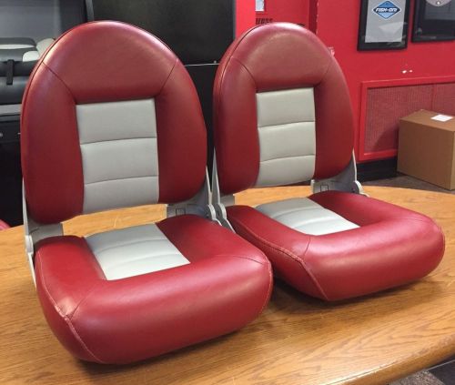 Boat seats tempress navistyle red / gray  - (2) a pair of seats