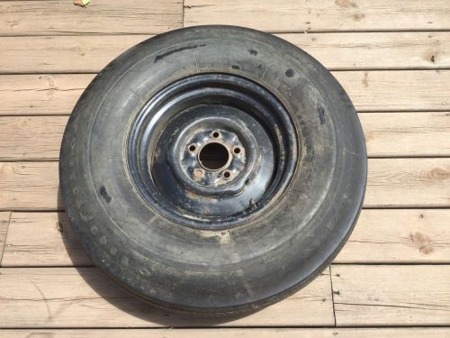 Goodyear power cushion tire 8.85-14 vintage 1960&#039;s chrysler spare wheel original