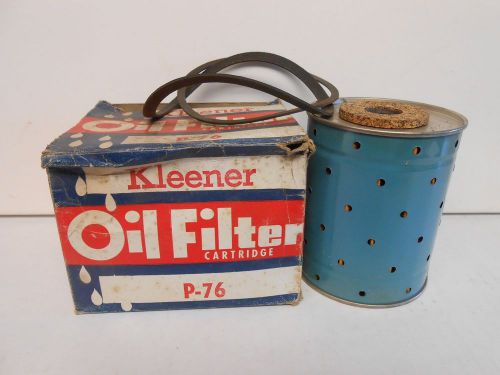 Vintage kleener p-76 oil filter element--nos