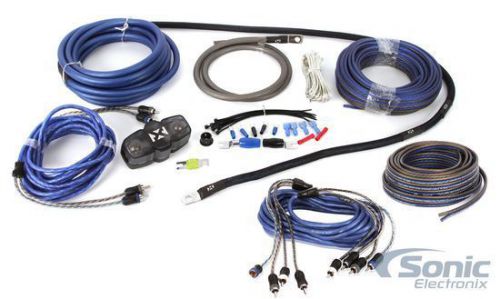 Nvx xkit46 5 or 6-ch awg 4 ga ofc amp installation kit + rca &amp; 60ft speaker wire