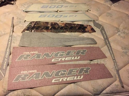 Nos oem polaris ranger rzr decal lot assorted as pictured