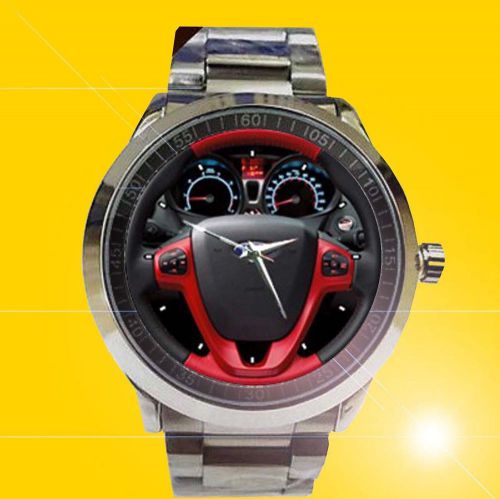 New item red syroon steering wristwatches