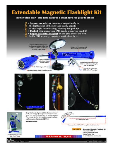 Emf-2 extendable magnetic inspection light