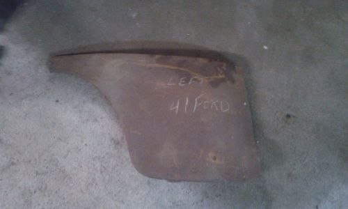 1941 ford nos lower left front fender panel