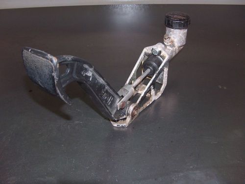 Howe racing clutch/brake pedal assembly w/3/4” girling master cylinder stock car