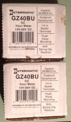 Two (2) hour meters  intermatic  -gz40bu-