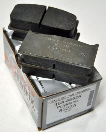 Wilwood 15a-6692k polymatrix a high-temperature racing pads 8322