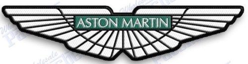 Aston martin sport iron on embroidery patch - 4.5 x 1.5 auto car james bond