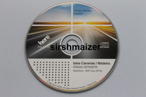 Citroen, peugeot (rt3) europe 2016 canari islands / madeira (genuine cd maps)