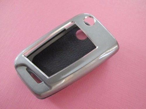 Aluminum grey remote fob key cover shell case 3 button for vw tsi golf mk7