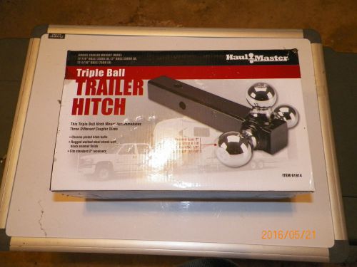 3-ball trailer 2" hitch 3-way receiver 1-7/8", 2" or 2-5/16" towing