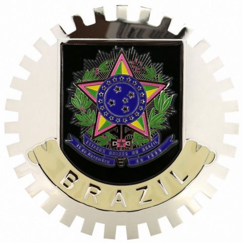 Brazil crest-car grille emblem badge new