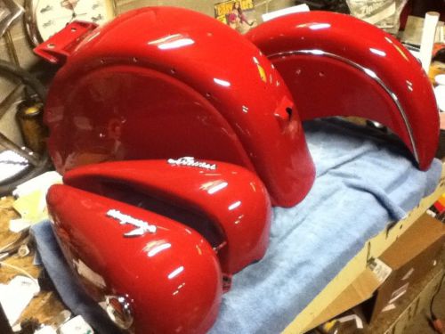 Indian chief gas tank fender set softail frame flat side custom