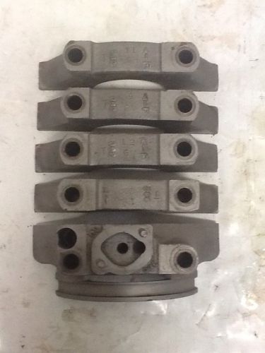 Chevy oem big block 396 427 454 2 bolt main cap bearing retainer set 1965-1979