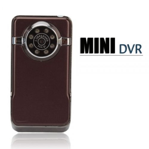 F16 8 led straight angle dvr vehicle car camera recorder chocolate  sku: q01458