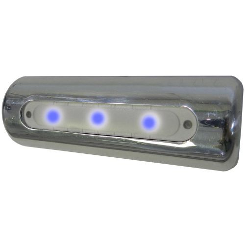 Taco metals f38-8600bxz-b-1 taco deck light blue led pipe mount