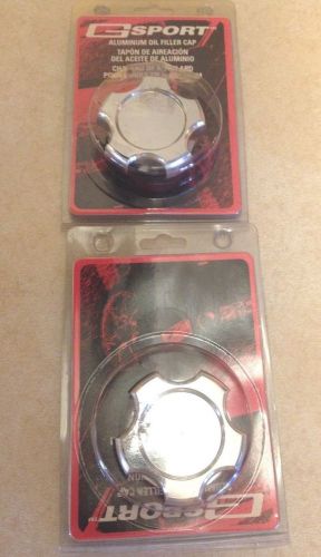 Mr gasket alum chrome plated screw in cap- fits honda, acura nissan  #11040c