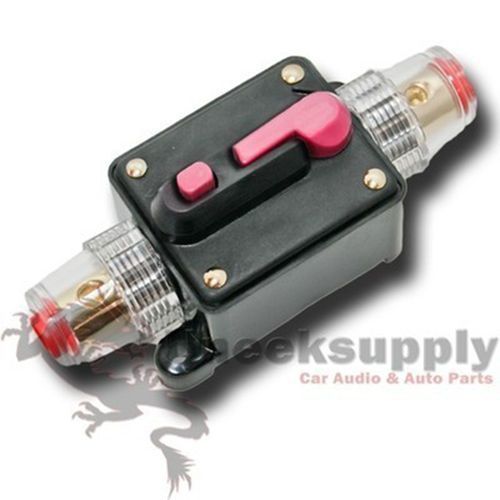 Inline 150 amp circuit breaker manual reset 12v 150a 4 6 8 awg gauge  us seller