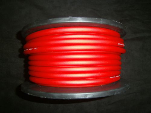 6 gauge awg wire red 5 ft cable power ground stranded primary fast shipping car