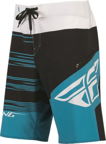 Mens fly racing&#039;s influx boardshorts swimsuit sizes 28-40 blue black white