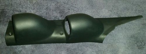 Vw volkswagen corrado black plastic a-pillar gauge pod for two gauges