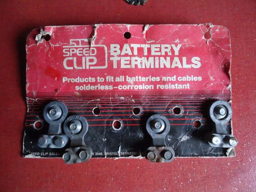 Nos battery terminals speed clip  b102c side terminal set 4,chevy,olds,pontiac