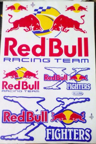 Red bull racing team sticker for car sporting