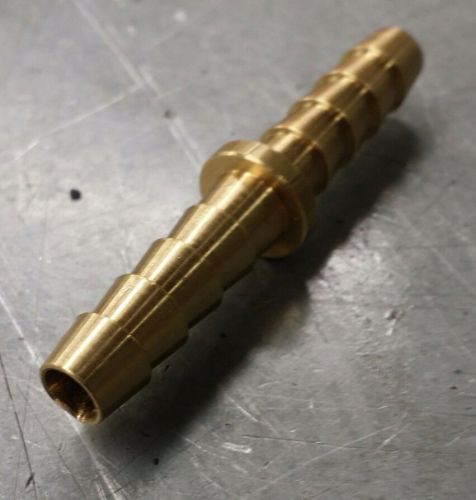 Brass barb hose splicer mender 5/16" fitting air water fuel boat union