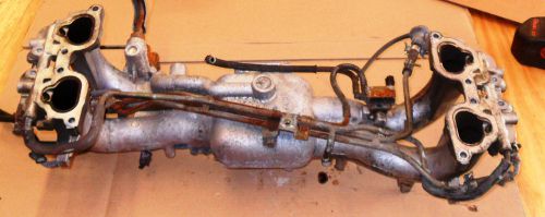 04 05 subaru forester natural aspirated fuel air intake manifold plenum oem sohc