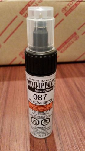 Genuine toyota touch up paint (2) 1/2 oz pen &amp; brush 087 electric quartz
